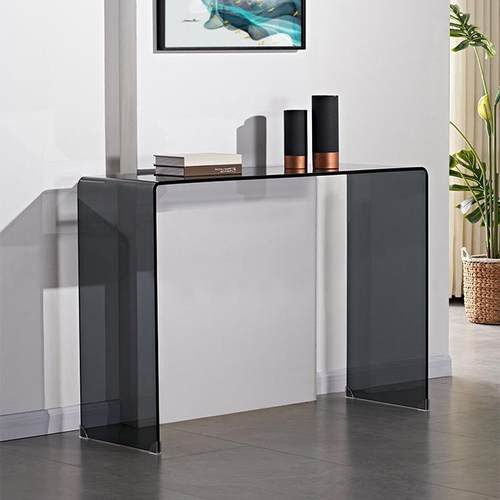 玄关桌子靠墙现代简约超窄客厅入户玄关台装饰北欧门厅玻璃台条案