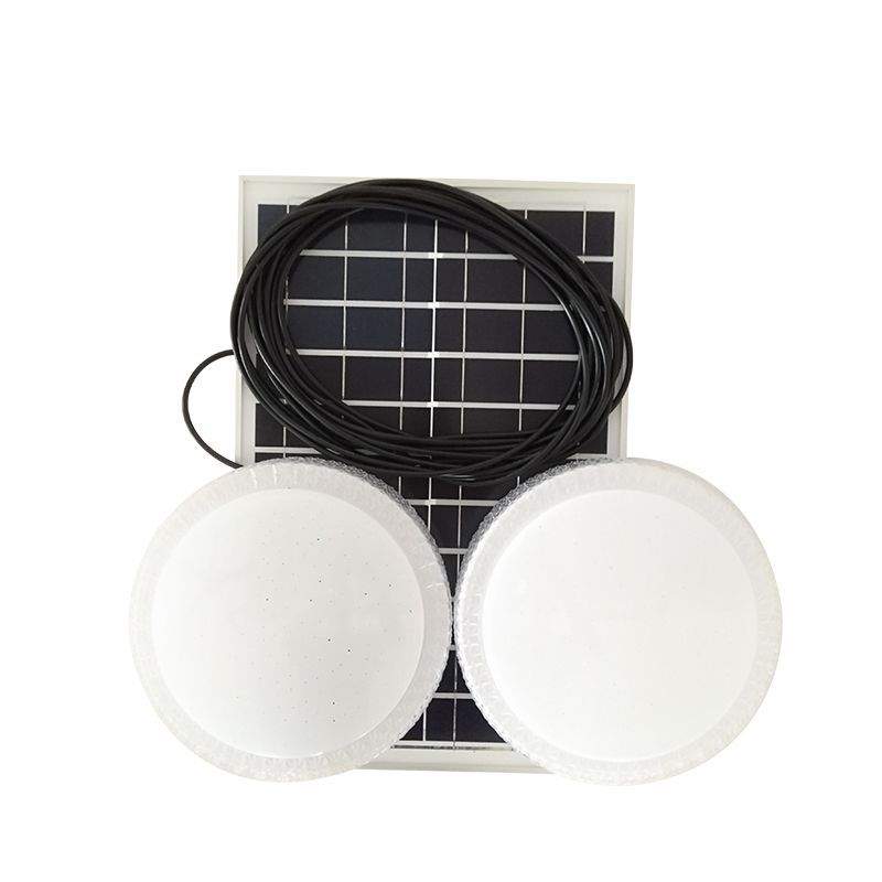 LED太阳能吸顶灯 室内卧室客厅灯 60W 80W 100W阳台走廊过道灯