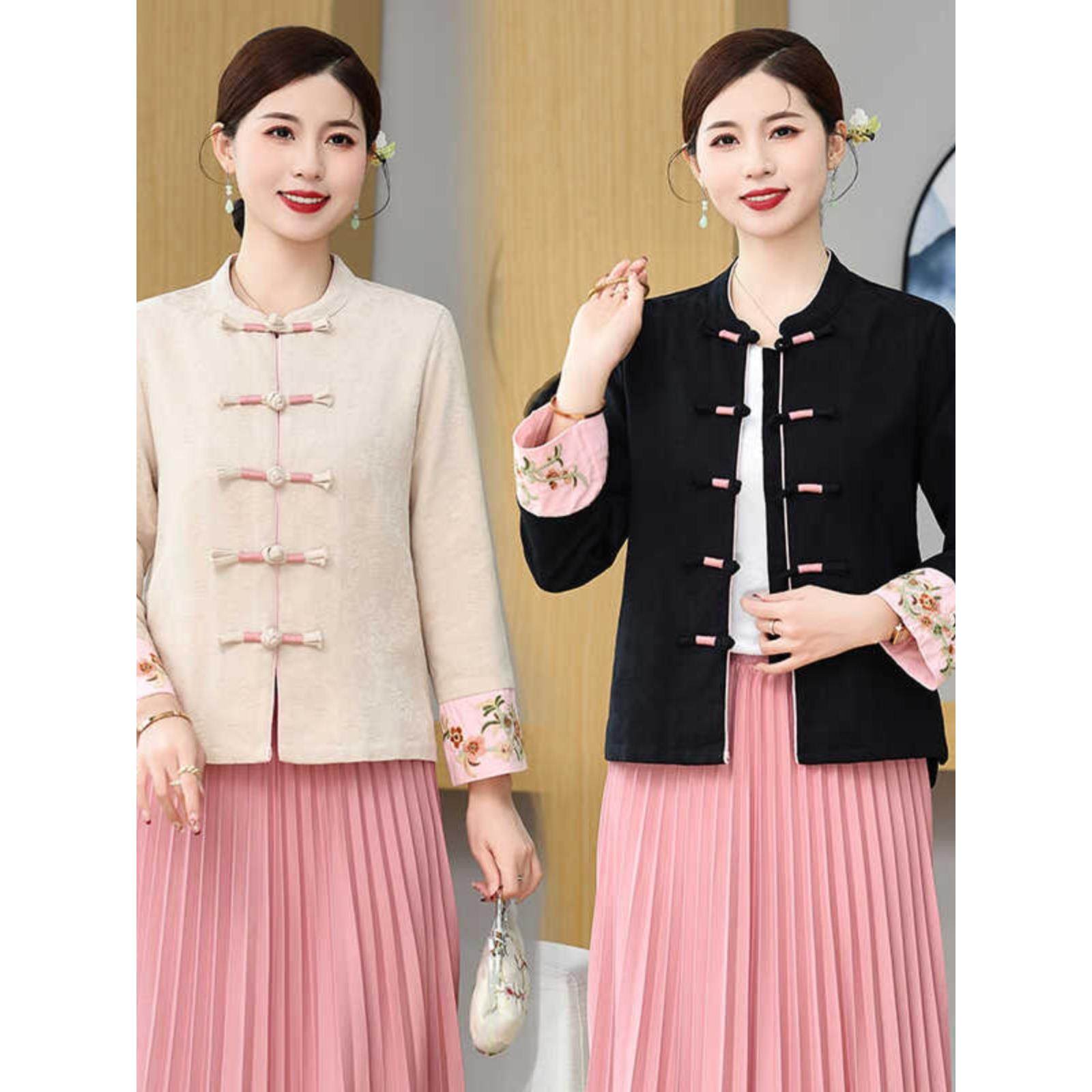 唐装女中国风中式改良汉服上衣