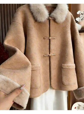 巨好看新中式国风外套2025年冬季新款今年流行爆款复古超火上衣女