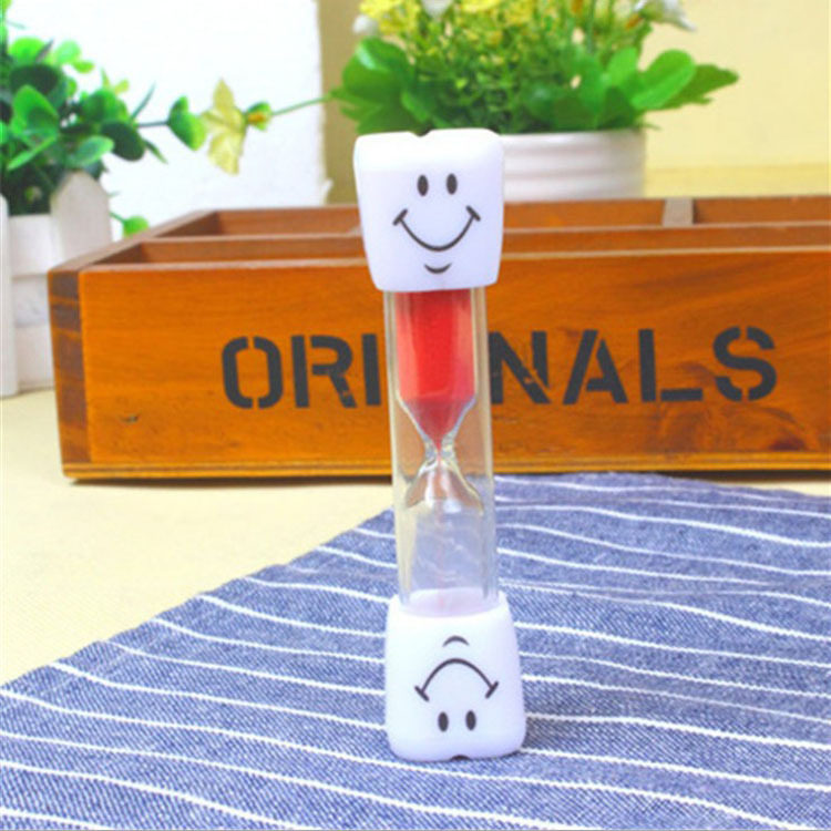 沙漏计时器 卡通笑脸儿童玩具礼品 创意沙漏塑料小工艺品印logo