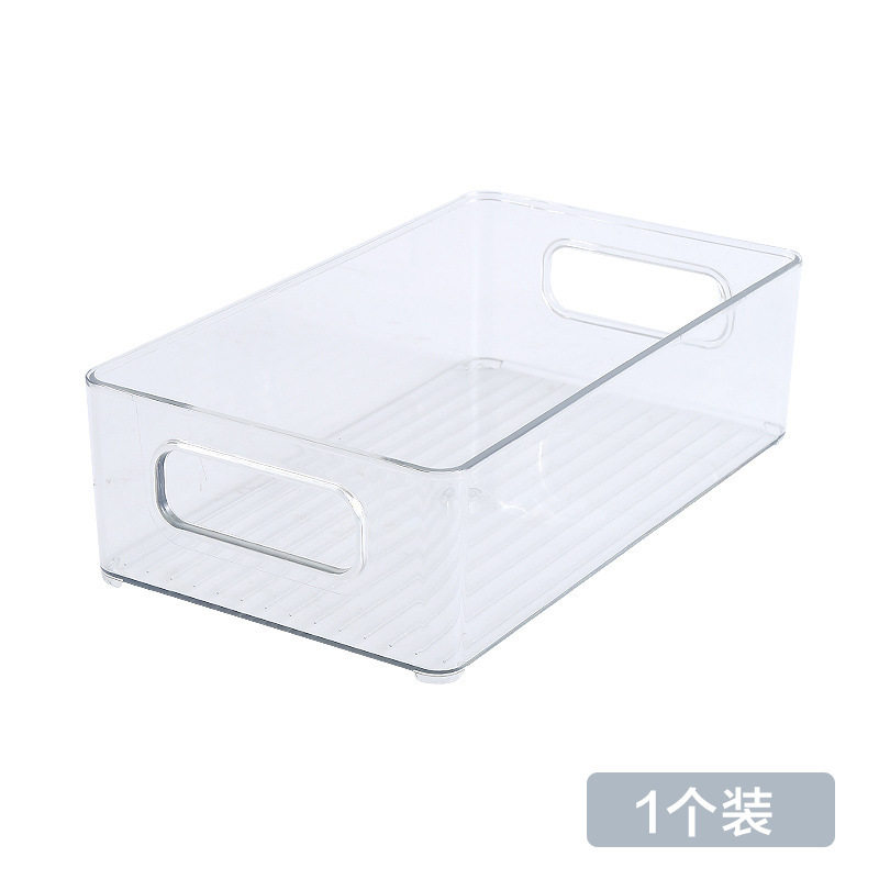 亚克力收纳盒桌面化妆品口红零食透明筐护肤品镜柜梳妆台杂物盒子