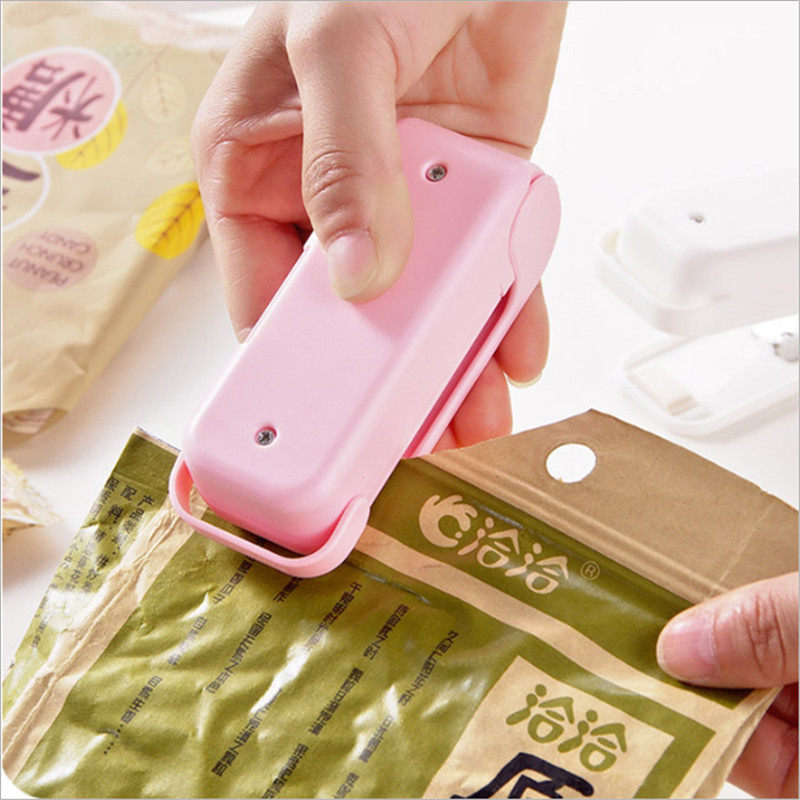 便携迷你封口机 塑封机零食塑料袋密封机 家用手压热封机W5100