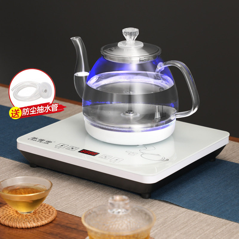 全自动底部上水电热水壶茶台一体饮水机家用泡茶专用玻璃烧水茶炉