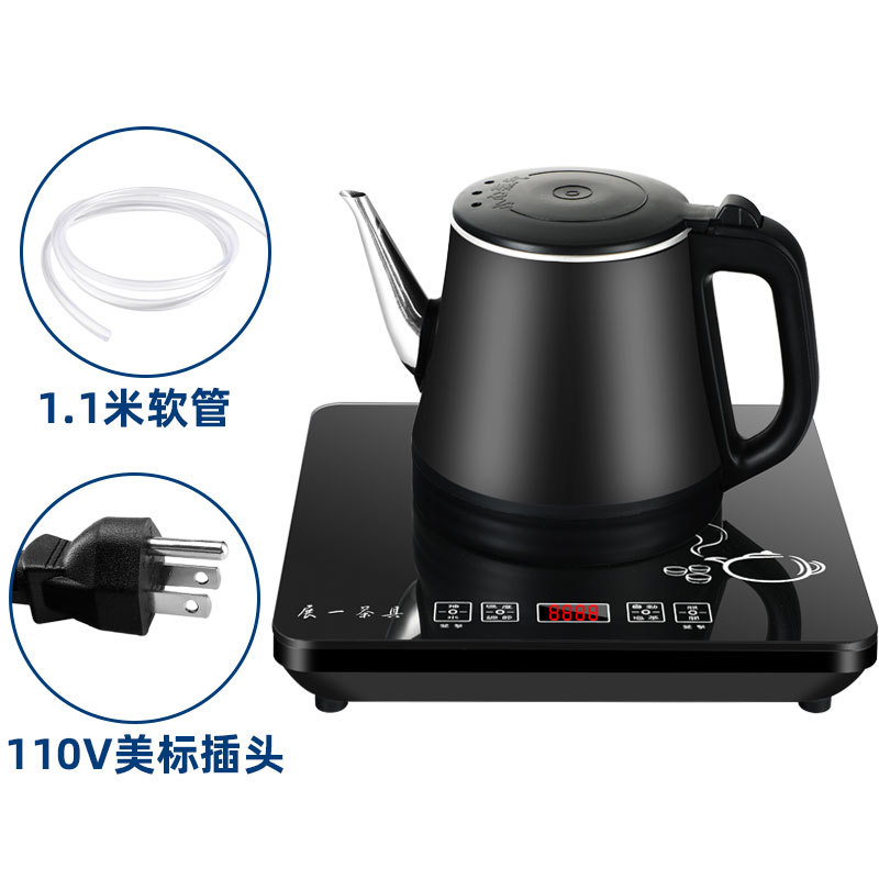 110V出口全自动上水电热水壶智能加抽水电茶炉桌面一体煮茶泡茶机