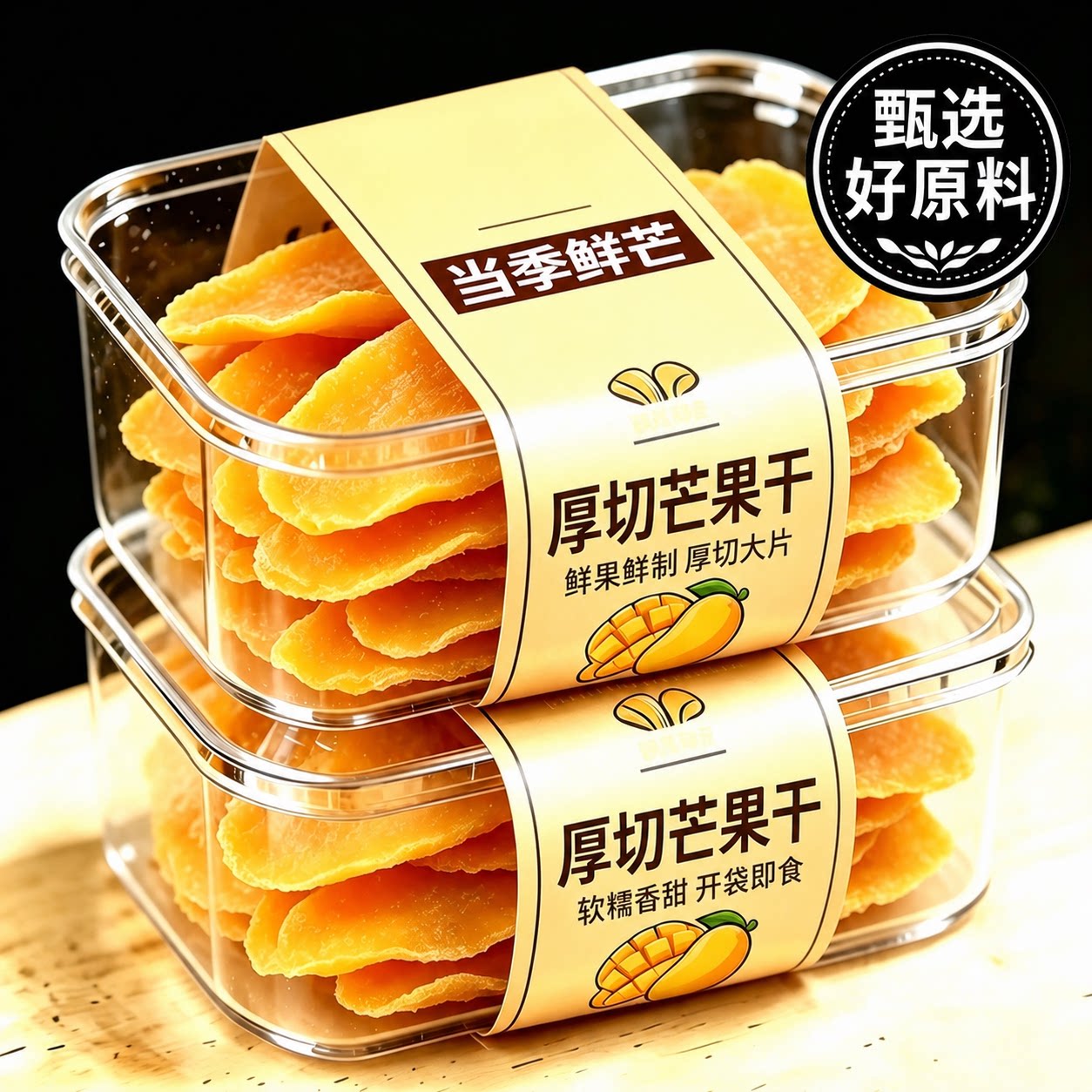 芒果干无糖精无添加官方旗舰店正品独立包装天然厚切孕妇果脯零食