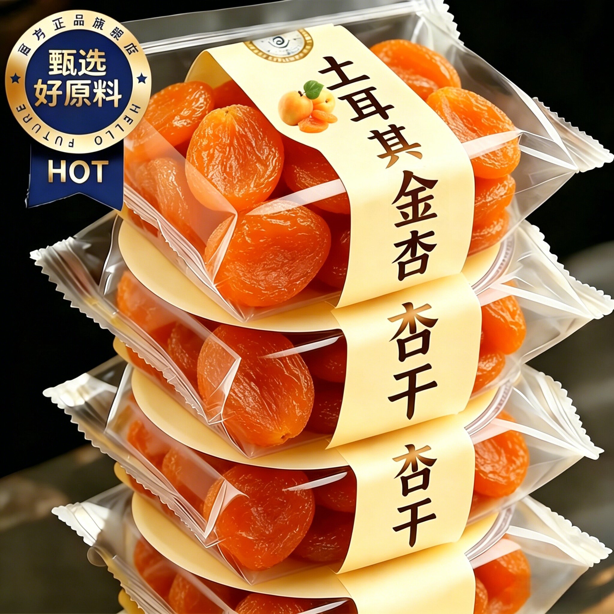 农科院2026新货新疆杏干无添加天然杏仁干果脯孕妇零食官方旗舰店
