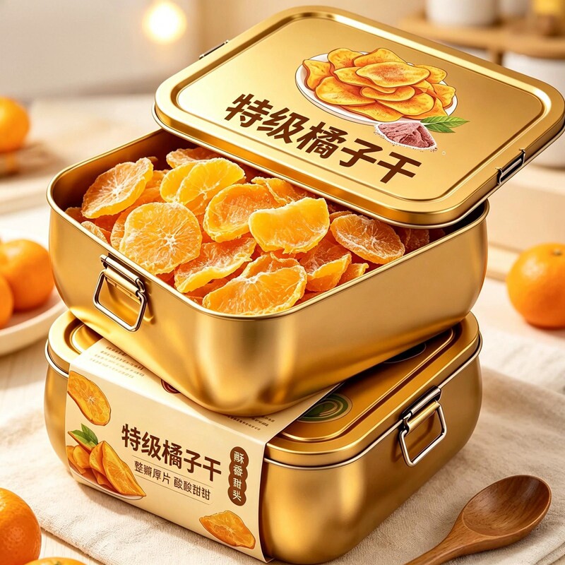特级橘子干金桔片果脯蜜桔干小橘子干无添加酸甜果脯蜜饯零食果干