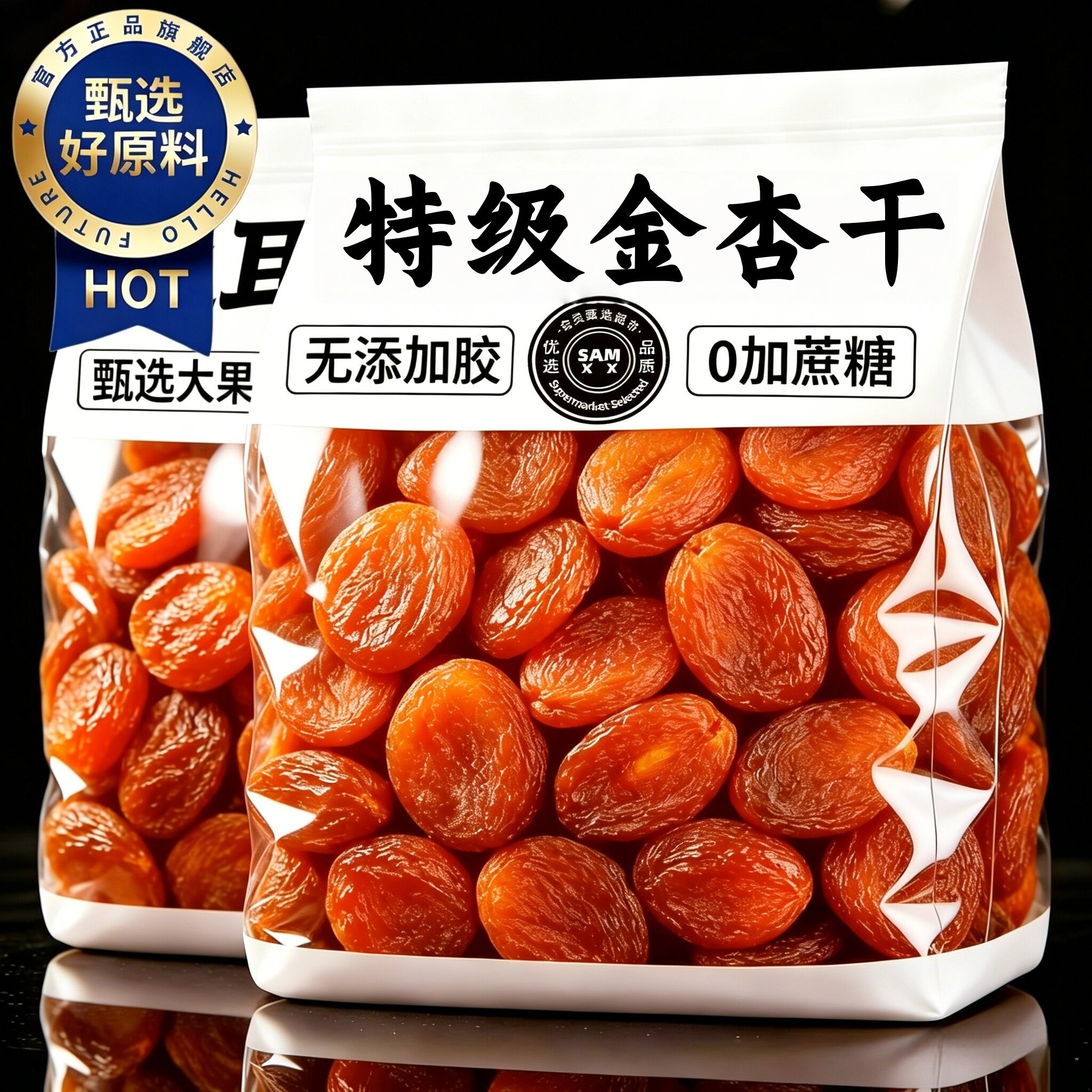 农科院2026新货新疆杏干无添加天然杏仁干果脯孕妇零食官方旗舰店