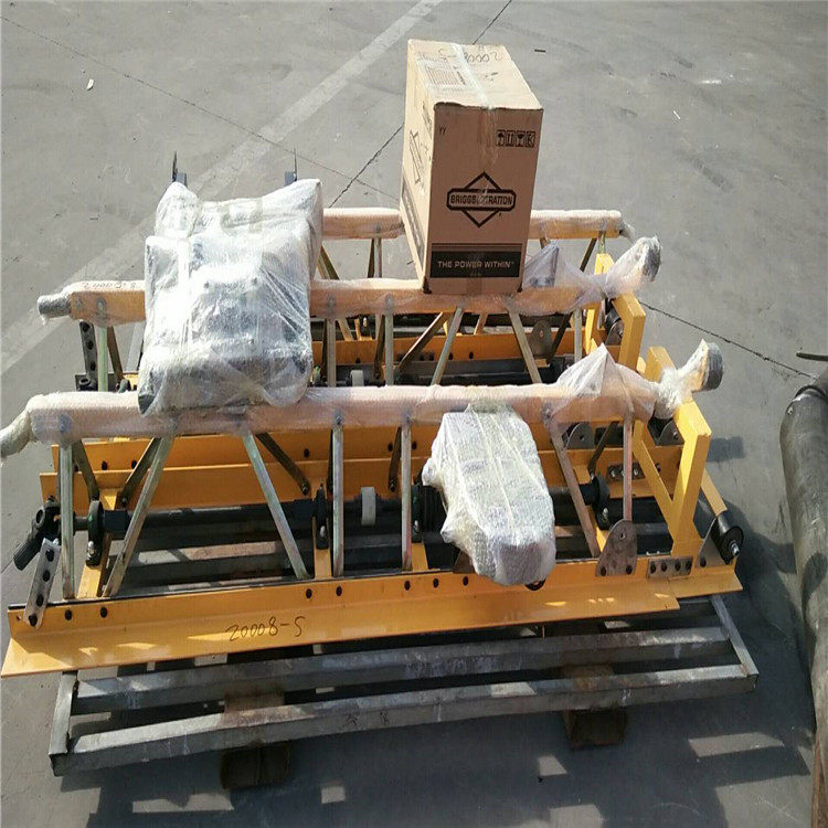 腾宇混凝土路面汽油框架整平机电动框架震动梁全液压柴油整平机
