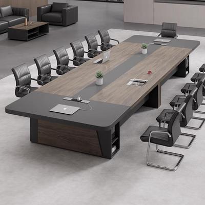 办公会议桌长桌简约现代长条桌会议室桌椅组合家具大型员工培训桌