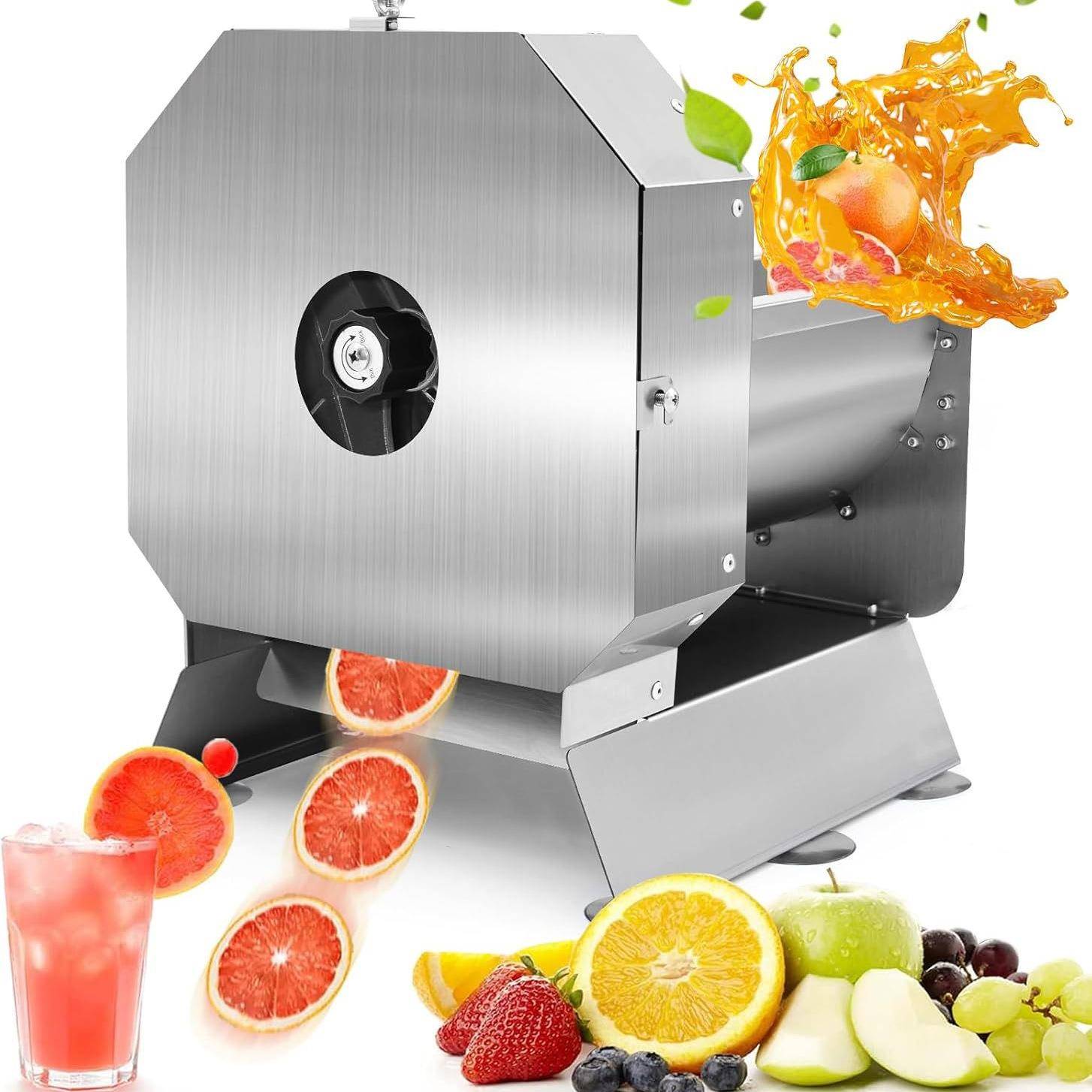 商用不锈钢电动果蔬切片机自动柠檬切片器蔬菜姜萝卜土豆片切片机