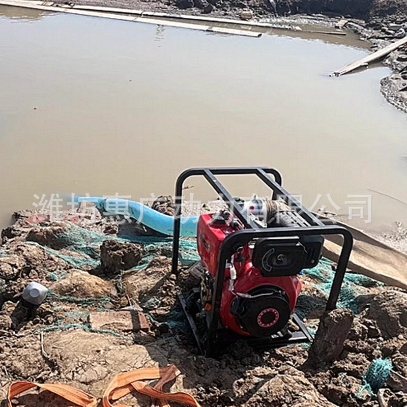 常柴CCFP40风冷柴油水泵机组4寸柴油机清水泵出水流量大