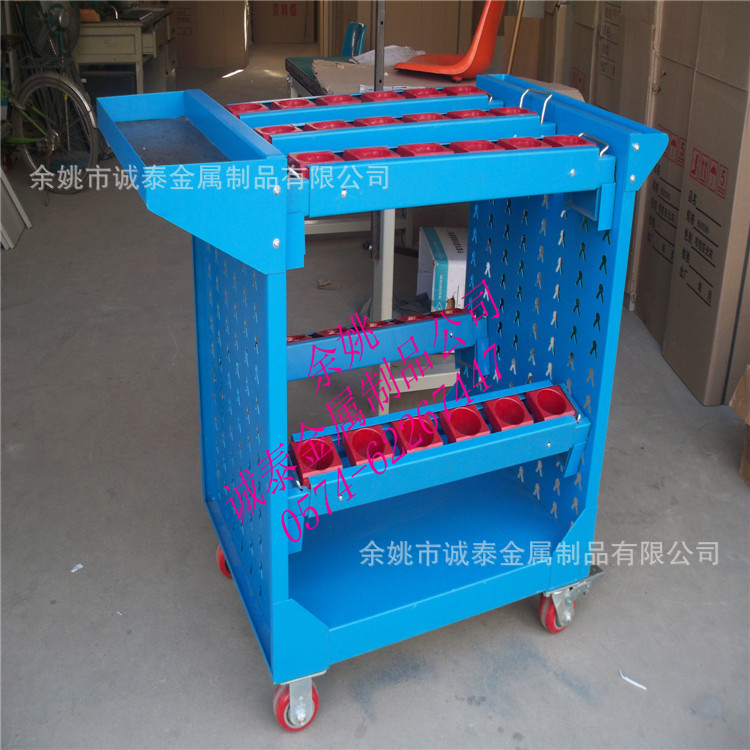 嘉兴抽屉式工具车钢制金属重型工具柜移动多功能推车维修汽修储柜
