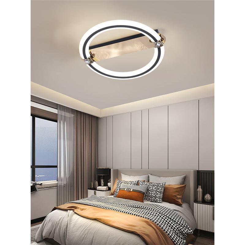 极简三头led吸顶灯设计师简约圆形现代北欧家用创意客厅卧室灯具