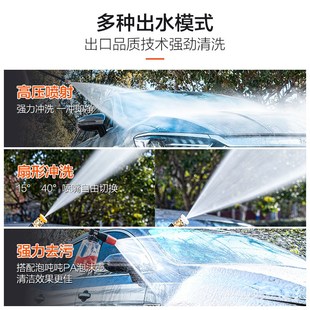 亿力洗车机4422家用大功率感应电机220V高压水枪强力刷车清洗机抢