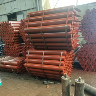 槽型输送机托辊 矿用平行三联托辊 调心托辊支架厂家