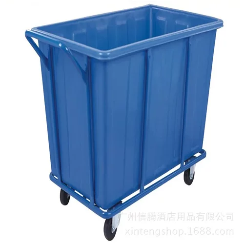 供应白云AF08215小号洗衣房玻璃钢布草车酒店客房清洗布草