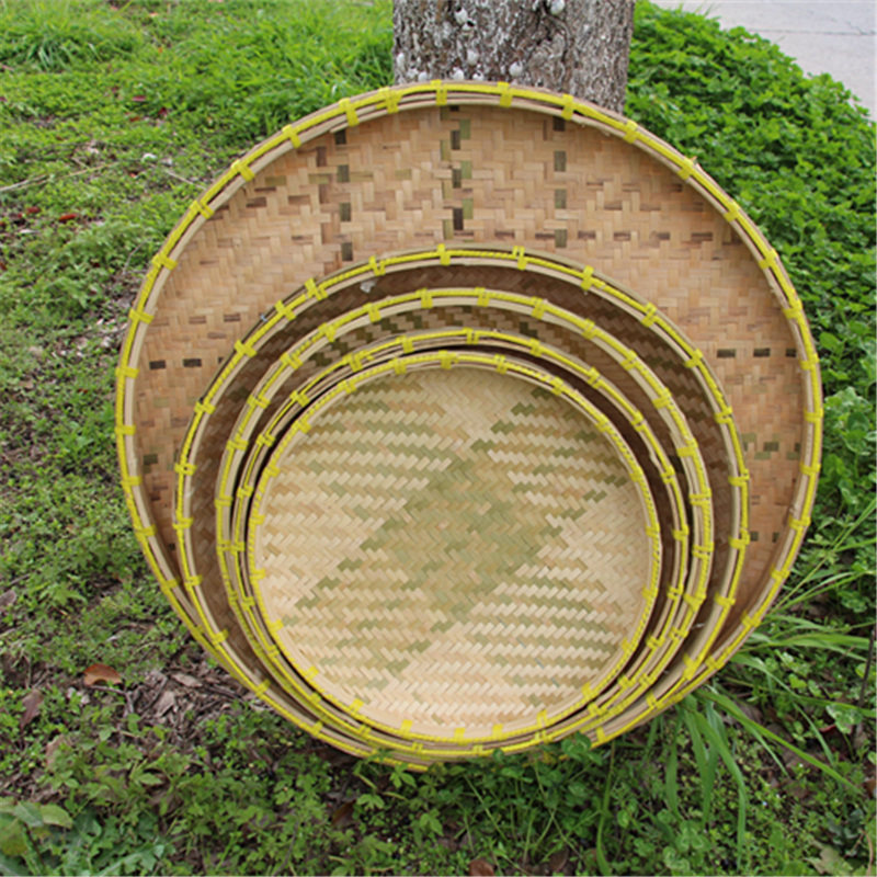 农家手工竹编有孔竹筛子大孔细孔家用晾晒干货茶叶圆竹匾簸箕米筛,特色手工艺,竹编/竹雕,淘宝优惠券,粉丝福利购,淘宝优惠卷