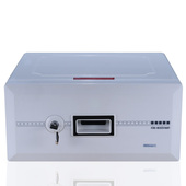 盾牌防火保险箱小型电子密码 防盗隐形保险柜 锁家用办公床头抽屉式