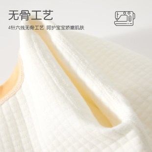 宝宝秋装套装1岁a类夹棉婴儿衣服秋冬季保暖分体两件套纯棉六个月