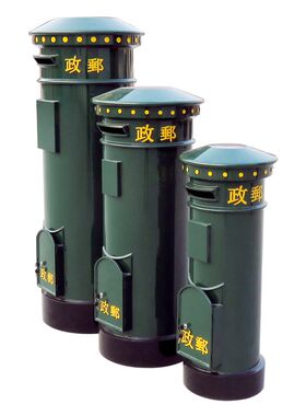 定制欧式复古红色电话亭铁艺摆件英伦工业风创意网红装饰道具模型