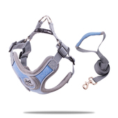 泰迪比熊法斗柯基中型小型犬狗狗牵引绳背心式 胸背带狗绳链子用品