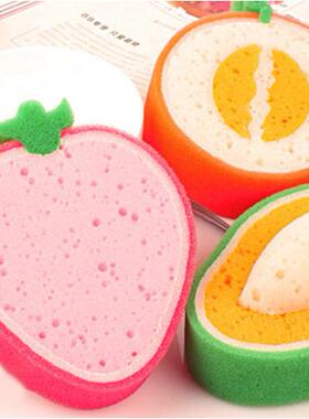 A1572韩国水果款加厚海绵百洁布洗碗布擦抹布洗碗巾0.01