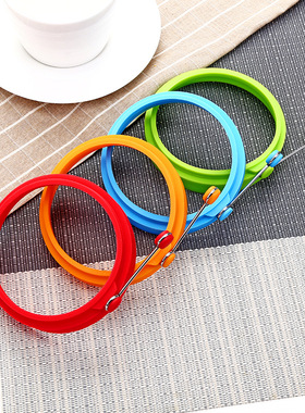 A2575 圆形心形硅胶煎蛋器 煎饼模工具荷包蛋模具