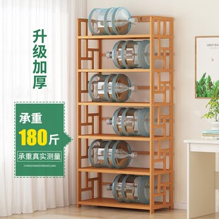书架置物架家用落地多层书柜儿童多层靠墙一体收纳架非实木储物柜