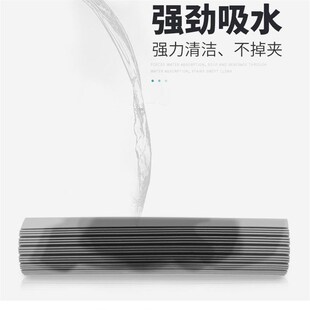 拖布多功能懒人地拖神器家用吸水拖把海绵头拖把头替换通用棉头