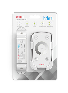 LTECH灯带恒压调光驱动器24V无频闪智能色温精准控制电源带遥控