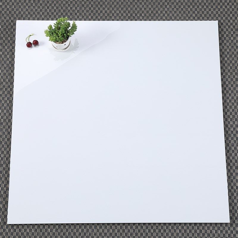 广东经典纯白全抛釉客厅地板砖800x800瓷砖仿大理石防滑耐磨磁砖