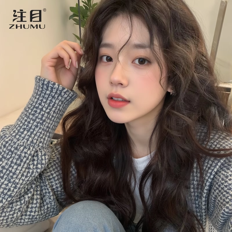 假发女卷发真发自然慵懒逼真全真