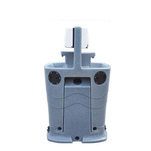 自带洗手液盒可移动一站式洗手台大容量蓄水箱工地移动洗手台