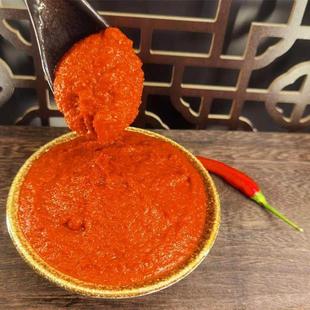 安徽特产水磨辣椒酱芜湖水大椒农家辣椒糊酱红烧鱼佐料900g