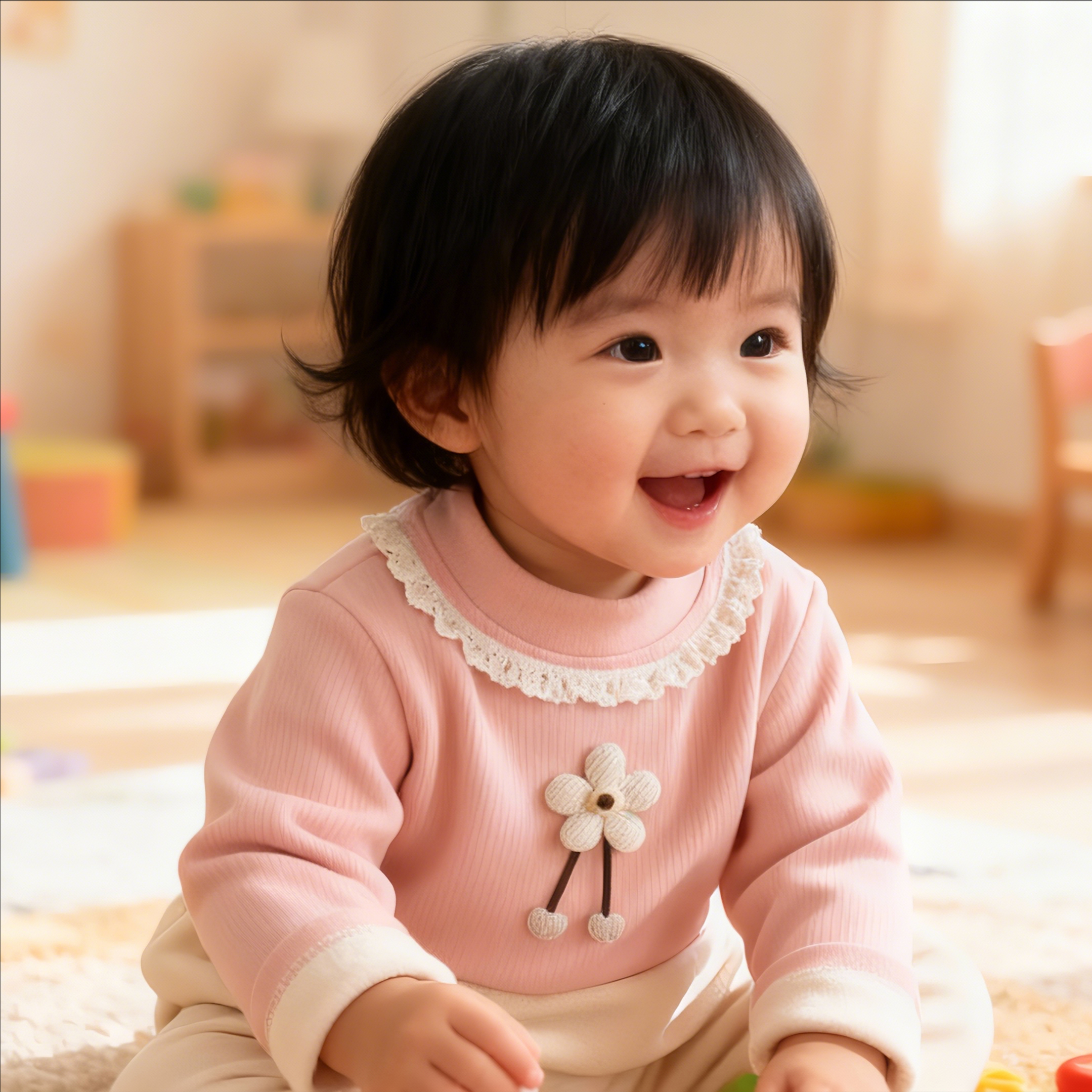 百搭加绒卡通熊猫保暖