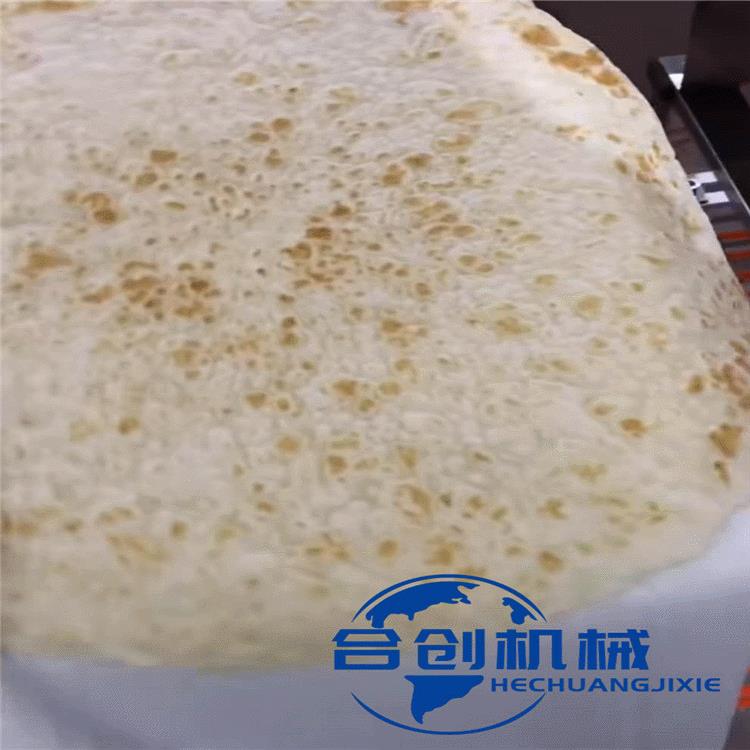 商用仿手工全自动烙馍机春卷皮薄饼机多功能单饼机