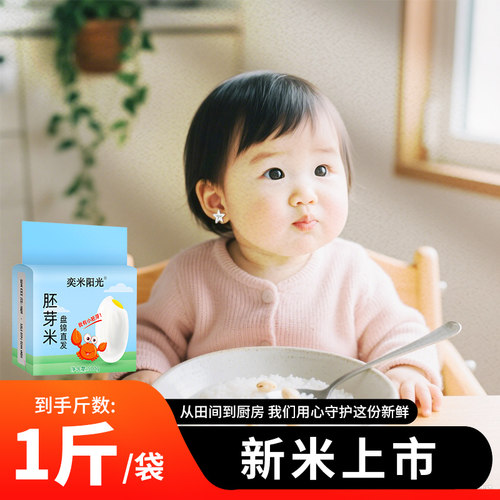 2025年新米上市东北胚芽米1斤装软糯香甜真空小袋装500g