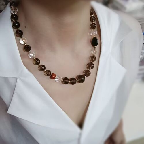 天然茶水晶稳定平衡情绪缓解压力