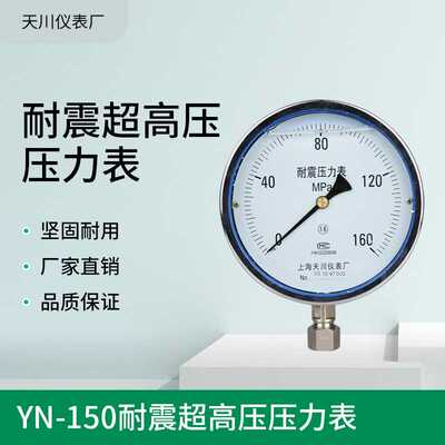 新品供应 YN-150超高压压力表 供应各种规格耐震超高压表