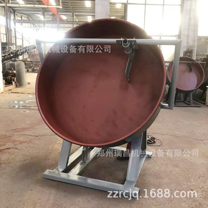 钙质膨润土造粒机 直径1米圆盘造粒机泥浆粉末钠基膨润土造球机