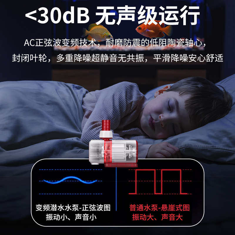 静音鱼缸水泵鱼池潜水泵小型底吸抽水泵水陆两用循环泵变频防水泵,宠物/宠物食品及用品,潜水泵,淘宝优惠券,粉丝福利购,淘宝优惠卷
