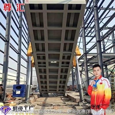 汽车卸车机快递分拣固定式翻板卸车机可定制货车翻板卸车机