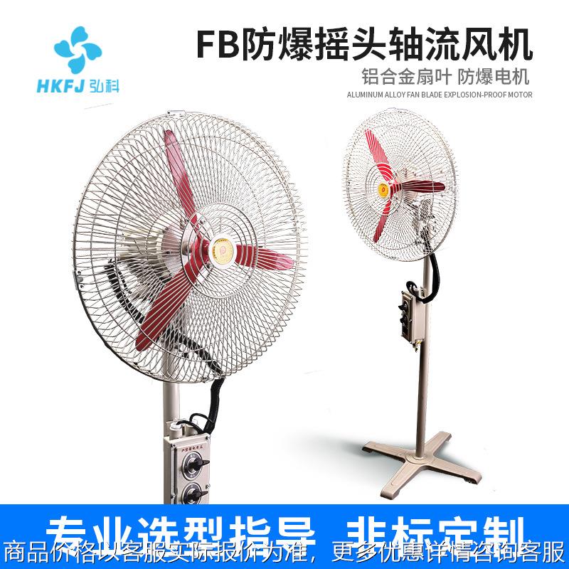 厂家直销FB-500/750系列落地式壁式工业排风扇工业防爆摇头扇