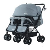 双胞胎婴儿推车轻便折叠避震可坐可躺高景观二胎宝宝双人溜娃神器