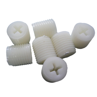 PC塑料螺丝内十字无头螺丝本色透明M7 M10*7机米螺栓紧定1000粒