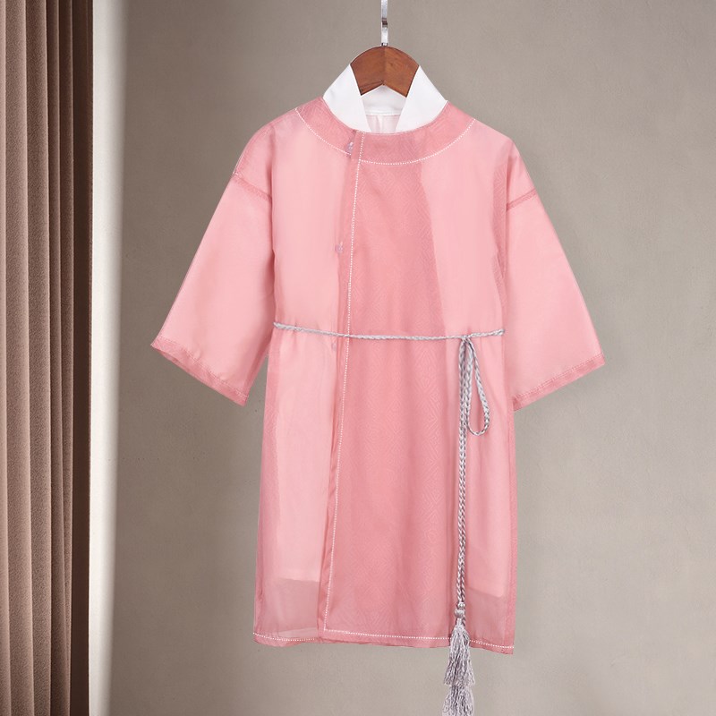 汉服男童唐宋制圆领袍儿童古风李白唐装春夏季薄款宝宝古装中国风