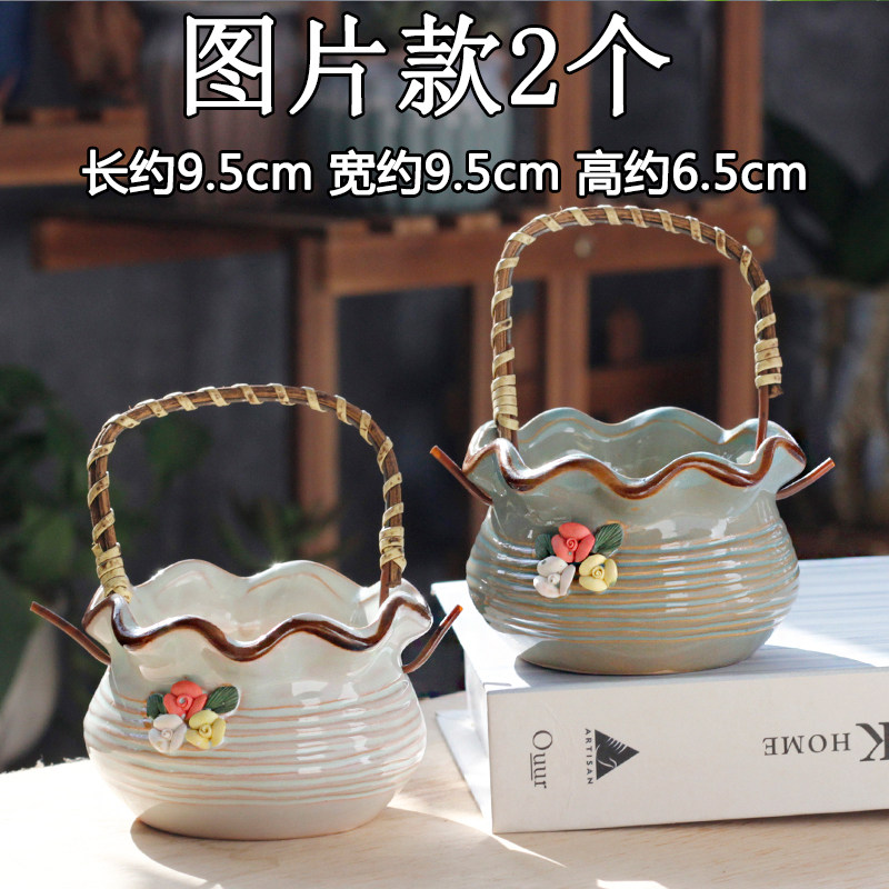 组合陶瓷粗陶简约透气多肉花盆简约个性肉肉植物拼盘花卉桌面园艺,鲜花速递/花卉仿真/绿植园艺,花盆,淘宝优惠券,粉丝福利购,淘宝优惠卷