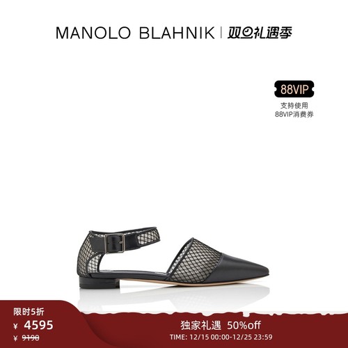 MANOLOBLAHNIK女士平底凉鞋